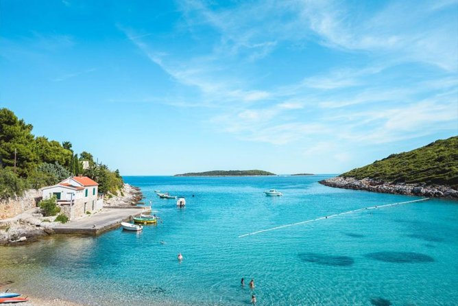 All-inclusive Gastro Blue Cave Tour from Split - Solta swim stop: quick bay time chosen by the captain