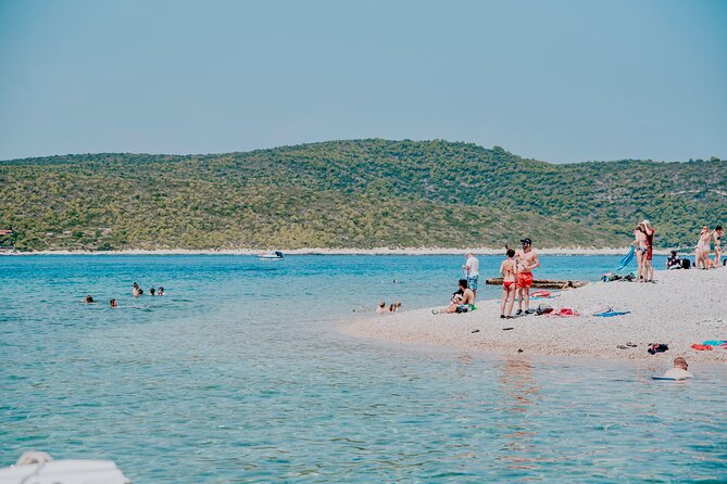 Blue cave, Mama Mia and Hvar, 5 island speedboat tour from Trogir - Komiža on Vis: fishermen village pace and real coffee time