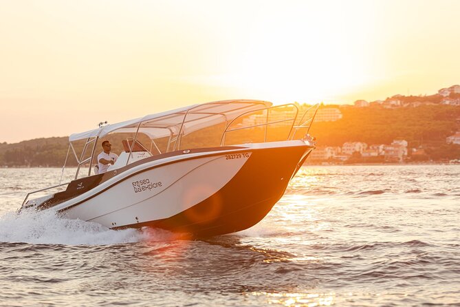 Blue Lagoon and 3 Islands Half Day Tour by Speed Boat - Trogir - Stop 1: Blue Lagoon / Krknjasi Bay swimming and snorkeling time
