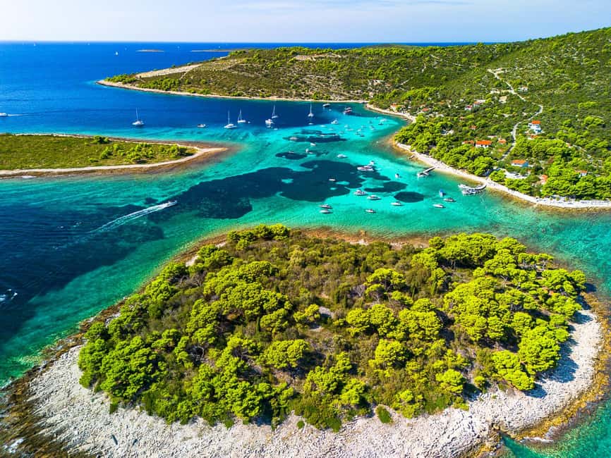 Blue Lagoon & Šolta Small-Group Boat Tour from Split - The Blue Lagoon on Veliki Drvenik: turquoise water with a calm, photogenic feel