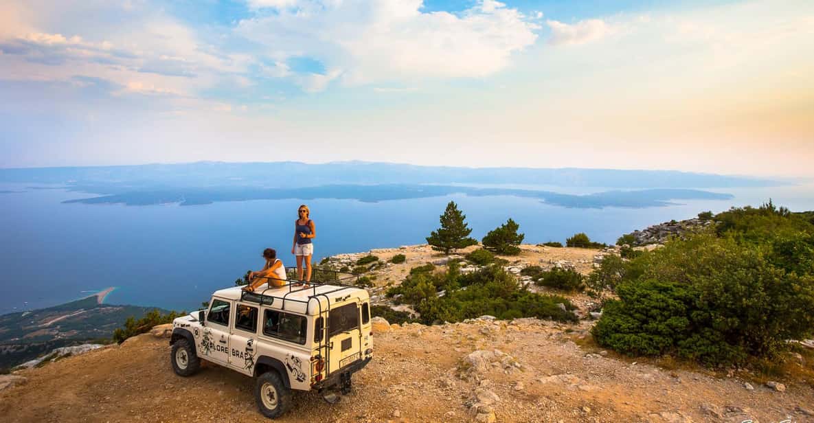 Brač: Island Exploration Tour by Four-Wheel Drive Jeep - Milna hills plus farm-and-winery lunch: the meal is part of the sightseeing