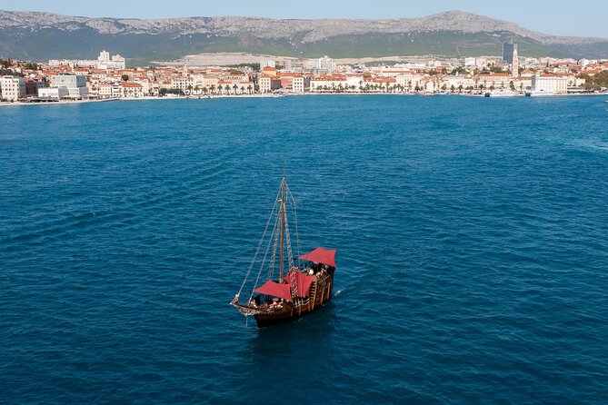 Columbo's Pirate Ship "Santa Maria" - Split Panoramic & Sunset Tour - The loop that starts on the Riva: Diocletian Palace views from the water