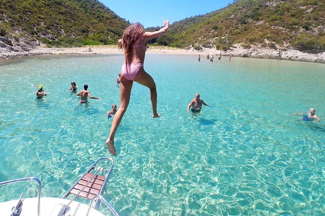 Customize your itinerary on a Private Boat Tour - Blue Lagoon / Krknjasi Bay: where privacy and pure-sand preferences meet