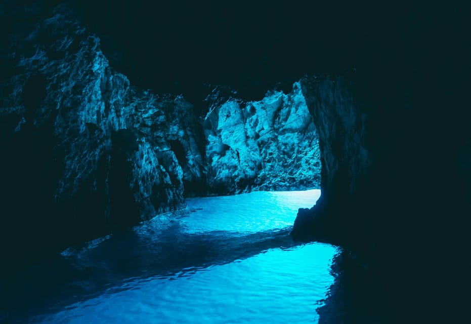From Split: Blue Cave & 5 Islands Amazing Speedboat Tour - Blue Cave ticket logistics: what to expect at the first big stop