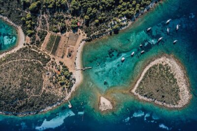 From Split: Blue cave & 5 Islands tour - Stiniva Cove: your best shot at an easy swim break