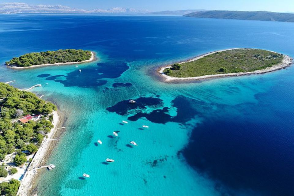 From Split: Blue Lagoon & 2 Islands half-day Private - Krknjaši Blue Lagoon: snorkeling time, cocktails, and that first swim feeling