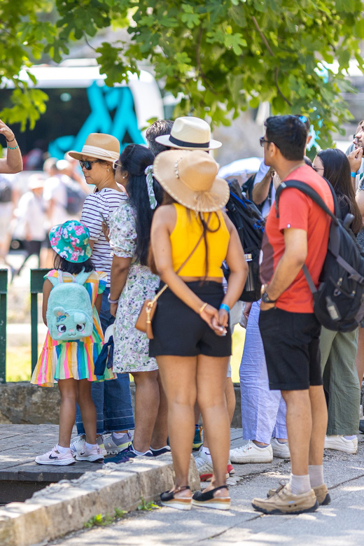 From Split: Krka Waterfalls day tour & wine tasting - The guided walk: Ethno Museum, watermills, and hydro history