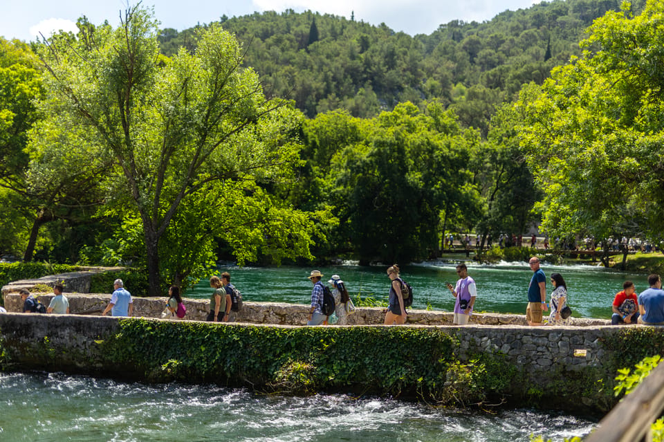 From Split: Krka Waterfalls day tour & wine tasting - Your choice inside Krka: guided time or self-paced exploring