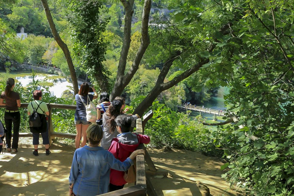From Split: Krka Waterfalls Tour with Boat Ride & Swimming - Walking the Krka paths: stairs, shade limits, and what to look for