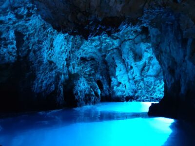 From Split: Luxury Cabin Boat Tour to The Blue Cave and Hvar - Meeting in Split at 7:30 AM and getting oriented fast