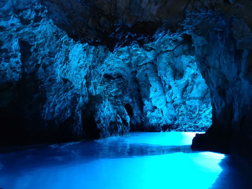 From Split: Luxury Cabin Boat Tour to The Blue Cave and Hvar - Meeting in Split at 7:30 AM and getting oriented fast