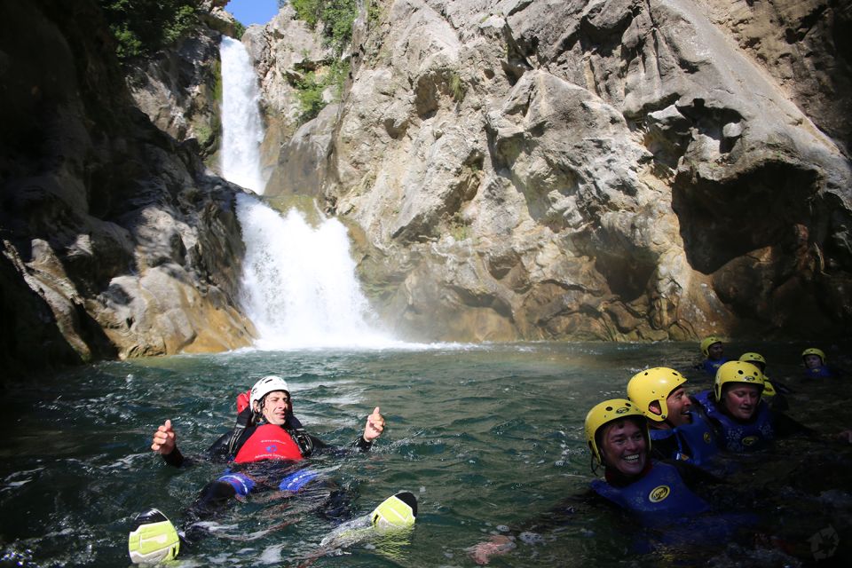 From Split or Zadvarje: Extreme Canyoning on Cetina River - Entering the canyon: walking rapids and swimming in clear lakes