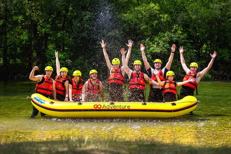 From Split/Šestanovac: Whitewater Rafting on Cetina River - The pre-rapids setup: gear, briefing, and that first nervous grin