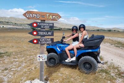 From Split: Small group ATV ride in Dinara NP - The Cetina River stretch: a scenic break during the ride