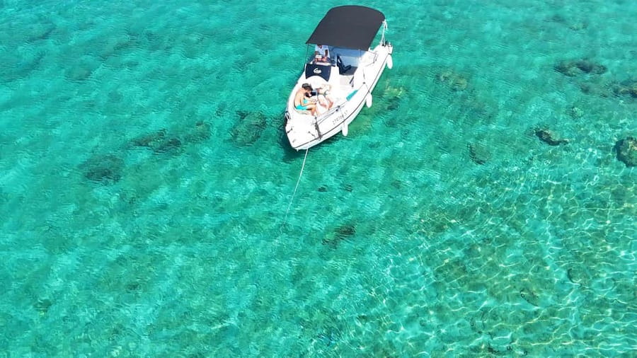 From Split: Trogir, Blue Lagoon, Maslinica Boat Tour - Blue Lagoon Snorkeling and Beach Time with Provided Equipment