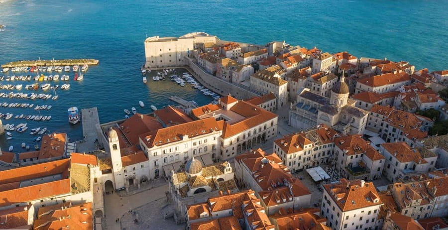 From Split/Trogir: Dubrovnik Guided Tour with a Stop in Ston - Dominican Monastery + St Blaise Church: The Fortified Side of Dubrovnik