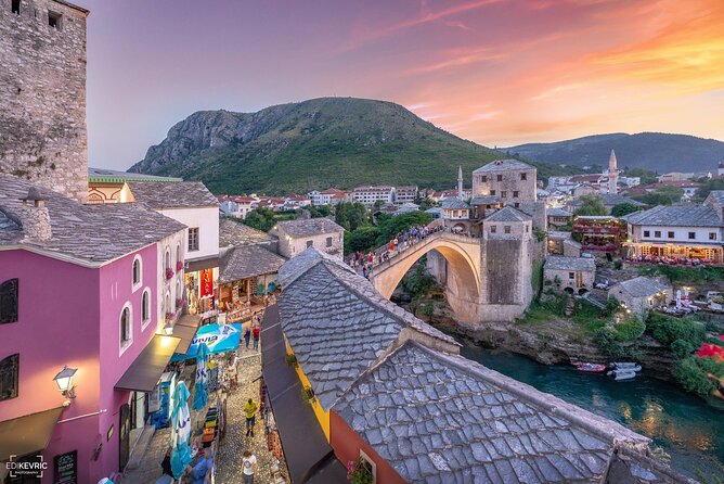 From Split/Trogir: Mostar and Medjugorje Tour with Wine Tasting - The bazaar, the museum ticket, and where wine tasting fits