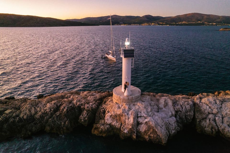 From Trogir Day sailing (private tour) - Kritule Bay at Noon: a small stop with big “how is this real?” energy