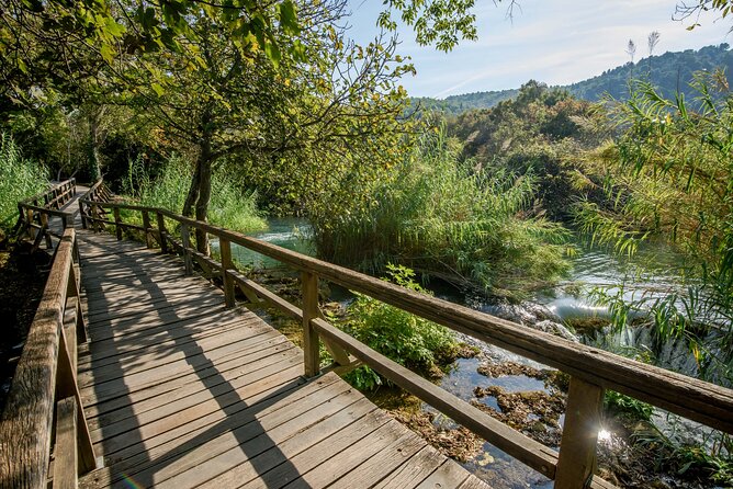 From Trogir, Seget, Okrug: Krka Waterfalls & Šibenik Culture Tour - Getting from Trogir and Ciovo: start times, comfort, and group size