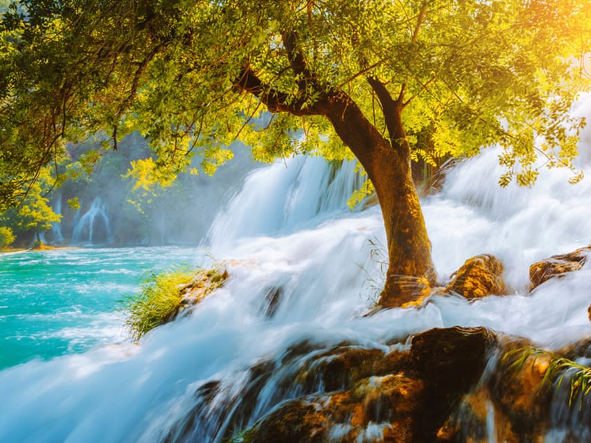 From Trogir, Seget & Okrug: Krka Waterfalls & Swimming - The Our Lady of Loreto Viewpoint Stop: Quick Panoramas on the Return