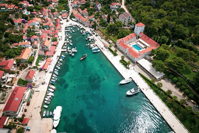 From Trogir & Split: Half Day Speedboat Tour with Blue Lagoon - Stop 3: Ciovo Island wrap-up with one more swim and a beach-bar moment