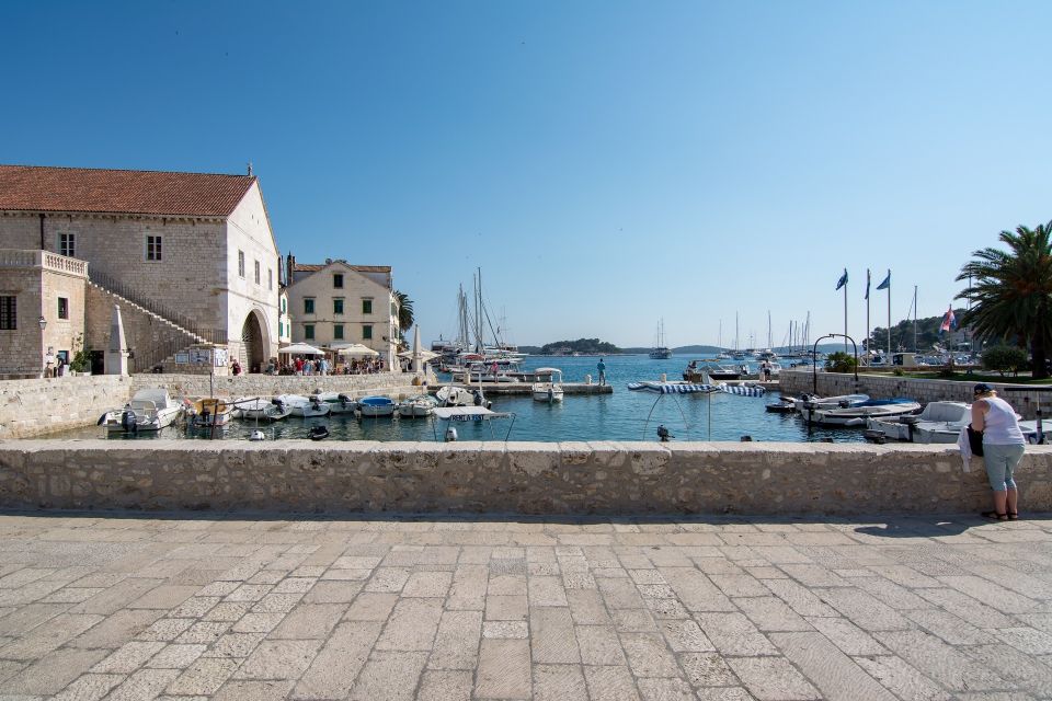 From Trogir/ Split: Hvar & Pakleni Islands Private Boat Tour - Milna on Brac: the fisherman village coffee stop that sets the tone
