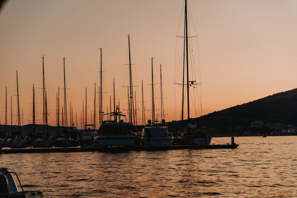 From Trogir: Sunset Private Tour - The Big Timing: Starting at 7:00 PM, Back Around 11:00 PM