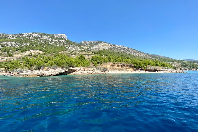 Full-Day PRIVATE Tour to ZLATNI RAT & HVAR - Pakleni Islands and Palmižana Bay: pine forests, clear water, and beach energy