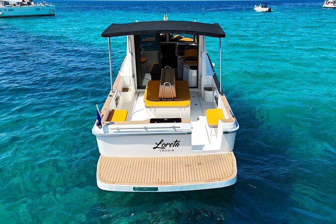 Half Day Speedboat Tour to Three Islands from Trogir - Stop 1: Blue Lagoon / Krknjasi Bay for Swimming and Snorkeling