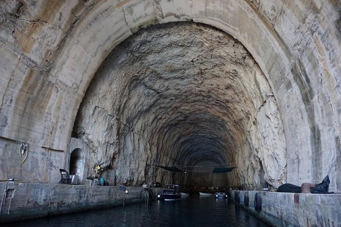 Hvar Pakleni islands and Secrets of Brac and Solta private tour - Uvala Smrka: secret navy tunnels and a rope-swing moment
