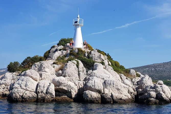 Island hopping (6 Islands) private tour from Trogir or Split - Stop 2: Blue Lagoon / Krknjasi Bay for Real Swimming and Snorkeling