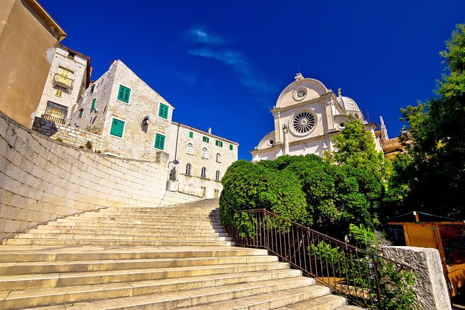 Krka Waterfalls & historic Šibenik - driver&guide, boat cruise, lunch break - Leaving Split in Comfort: Pickup, Wi-Fi, and a Small Private Group