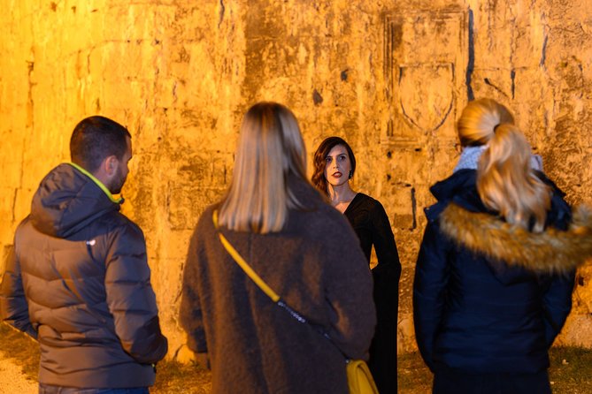 Nocturnal Tours Trogir & Split - Myths and Legends of Old Trogir Tour - North Gate at night: Black Death, witchcraft, and “follow my light”