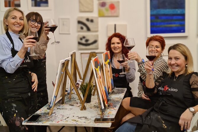 Painting party at Art Bottega - Paint & Wine Studio in Split - What you actually get for $45.86