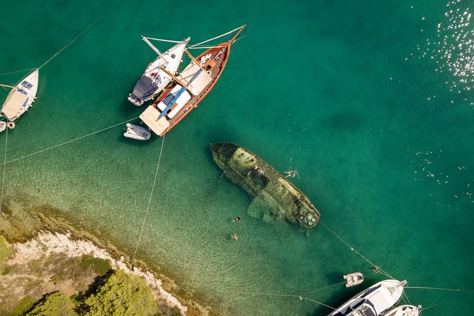 Private Blue Lagoon and 3 islands Tour from Trogir and Split - Krknjasi Bay Blue Lagoon Swimming With Sand-Bottom Clarity
