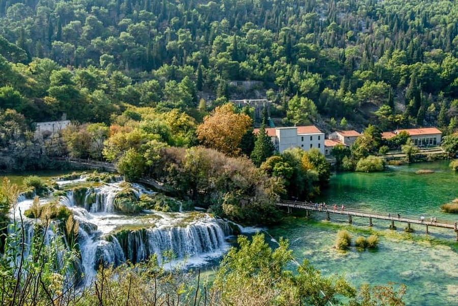 Private Krka National Park & Klis Fortress from Split - Krka National Park: Skradinski Buk and the 7-waterfall view