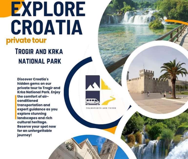 Private tour from Split area: Trogir and Krka National Park - Key highlights that shape your day