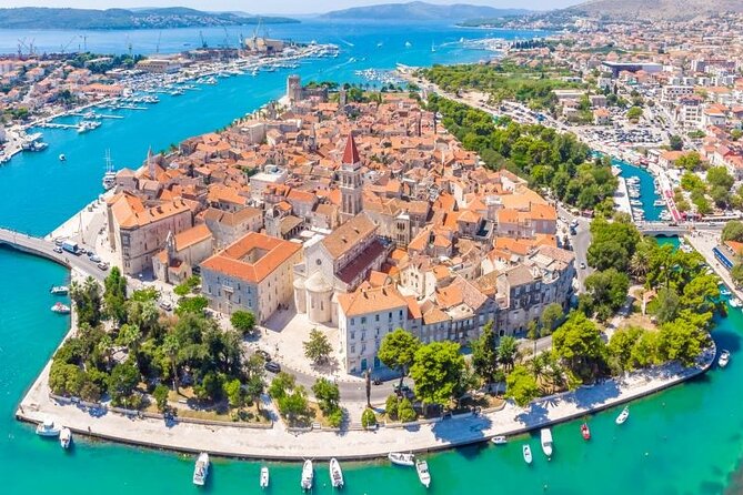 Private Tour from Split: Blue Lagoon & 3 Islands + Wine Included - Čiovo Island beach time: pine trees, beach bars, and an easier vibe