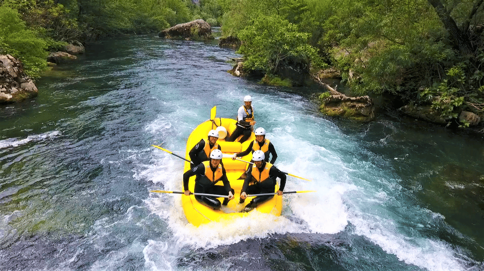Rafting on the Cetina river - Rafting Pinta meeting point and the 30-minute curvy van ride