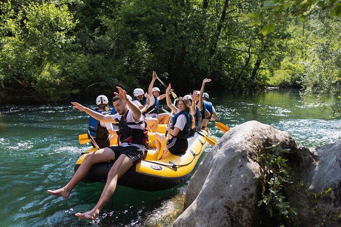 Rafting with cave exploring & cliff jumping |Go Pro 12| - The Cetina River run: 11 km of cliffs, waterfalls, and clear water