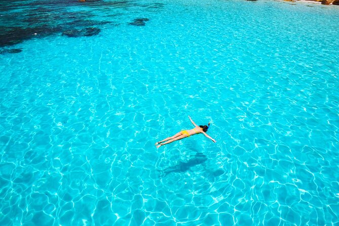 Split: Blue Lagoon, Hvar, Brač, 6 Islands Boat Tour - Small Group - Stop 5: Blue Lagoon / Krknjasi Bay (The Big Beach Moment)