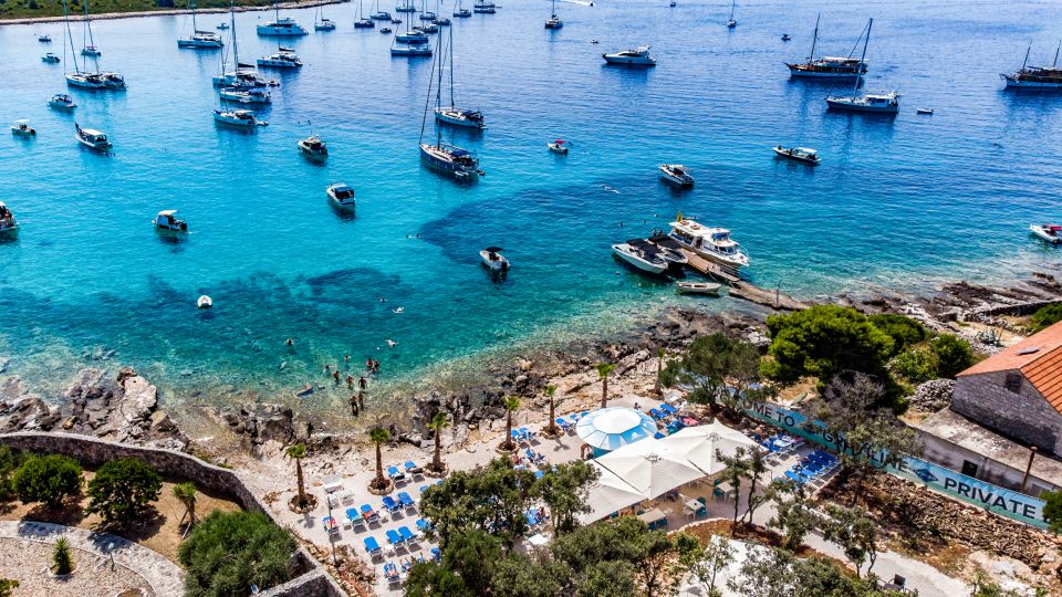 Split: Blue Lagoon, Shipwreck, & Šolta with Lunch & Drinks - Drvenik Blue Lagoon at Krknjaši: the water you’ll keep staring at