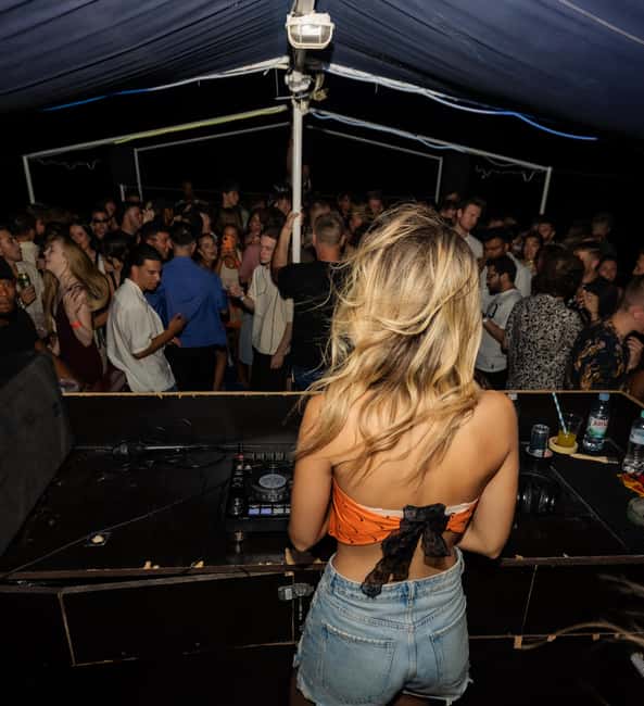 Split: Boat Crawl with Nightclub Access, Shots, & Boat Party - Night boat party on the water: live DJ and two bars