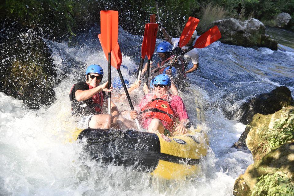 Split: Cetina River Rafting with Cliff Jumping Tour - Stop on the river: swimming, spring-water showers, and wildlife breaks