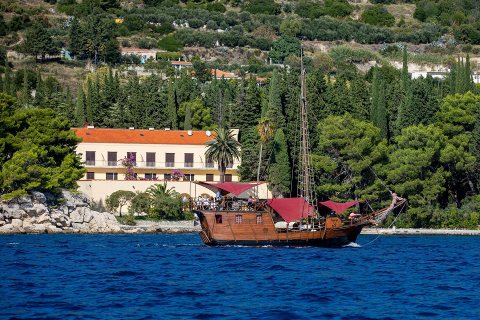 Split: Cruise on Columbo's Pirate Ship "Santa Maria" - The swim and snorkel stop: your one real chance to get in the water