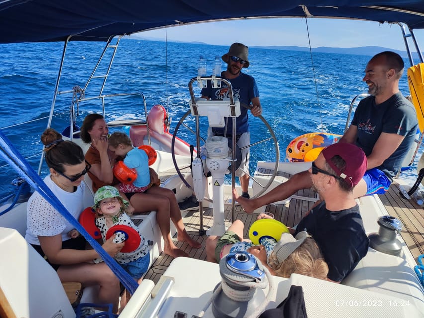 Split: Half Day Sailing Tour with Swim Stop, Snacks and Wine - Onboard experience: comfortable boat time with a skipper who handles it