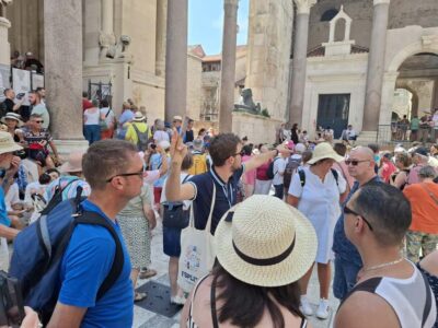 Split: History Walking Tour of the Old Town - Peristyle and Mausoleum: Roman Power You Can Still Sense
