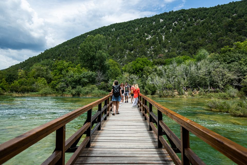 Split: Krka National Park Day Trip with Boat Ride & Swimming - Getting Out of Split: Air-Conditioned Ride and On-Route Setup