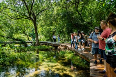 Split: Krka National Park Day Trip with Boat Ride & Swimming - Krka National Park: Waterfalls, Trevertine Barriers, and Self-Guided Freedom