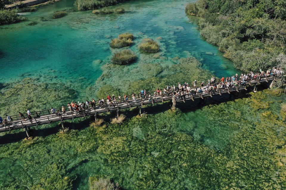 Split: Krka Waterfalls Tour, Boat Cruise, and Swimming - Skradin at the river mouth: lunch, fortress views, and a real swim